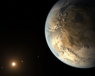 A primer: Earth's 'cousin' orbits distant star Artist's concept of Kepler 186f. Image:
NASA Ames/SETI Institute/JPL-Caltech